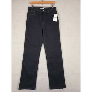 RE/DONE 90s High Rise Loose Jeans Noir‎ OP Black Womens Size 29 NWT $325 MSRP